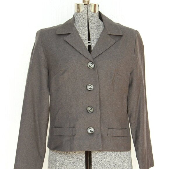 50's grey wool jacket small/medium - Picture 1 of 3